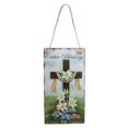 thumbnail image 1 of Colgador de pared de Pascua de madera con decoración Yuyangstore Placa colgante, 1 of 8
