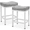 Gray, variant on LIFERECORD Saddle Stools Set of 2, Ergonomic Counter Height 24 Inch Bar Stools with Thick Seats and Metal Frame, for Kitchen, Bar, Dining Room, Cafe, Gray