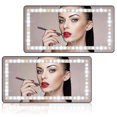 thumbnail image 2 of 2 uds coche 60led regulable Clip-on vista trasera visera espejo de tocador, 2 of 5