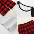 thumbnail image 3 of Conjuntos de pijamas familiares a juego Pijamas navideños para niños con camiseta de manga larga y pantalones Ropa de estar por casa, 3 of 7