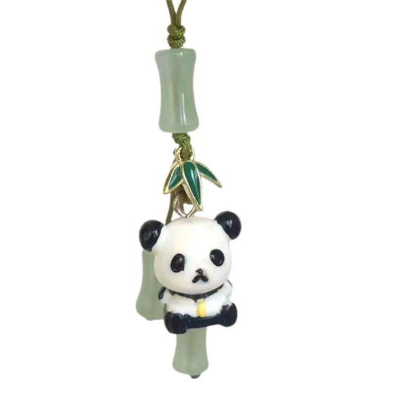 Aellinatey Unique Pandas/Fan Shaped Phone Chain Distinctive Girls Women Cellphone Straps