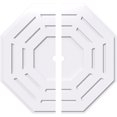 thumbnail image 1 of Ekena Millwork CMP36WN2-02000 36 in. OD x 2 in. ID Square Westin Architectural Grade PVC Contemporary Ceiling Medallion - 2 Piece, 1 of 1