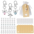 thumbnail image 6 of Guardian Angel Wings Keychain, Baby Christening Favors Wedding Birthday Party Keychain for Backpack, 6 of 7
