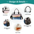 thumbnail image 3 of FORMRS Insulated Lunch Bag for Work School Unisex Large Capacity Cooler with Shoulder Strap, Abstract Painting, 3 of 6