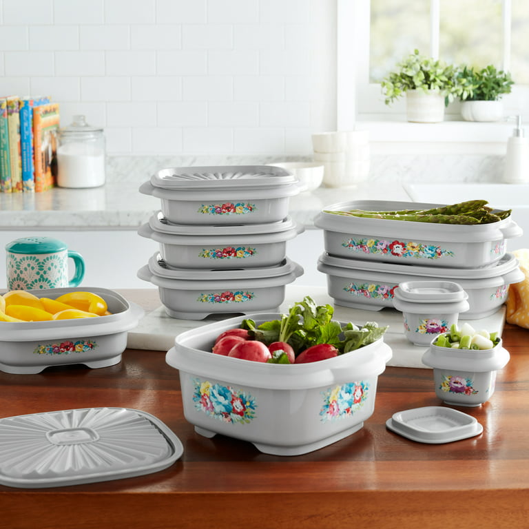 GoodCook EveryWare 18 piece Lunch Set, Assorted Colors, BPA Free
