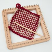 Square Knitting Board Wood Crochet Blocking Board Knitting Blocking Board for Knitting Project Home Decoration