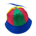 thumbnail image 4 of Propeller Bucket Hat Rainbow Top Hat Baseball Cap Dragonfly Beaded Fisherman Hat Style B Adults Size, 4 of 8