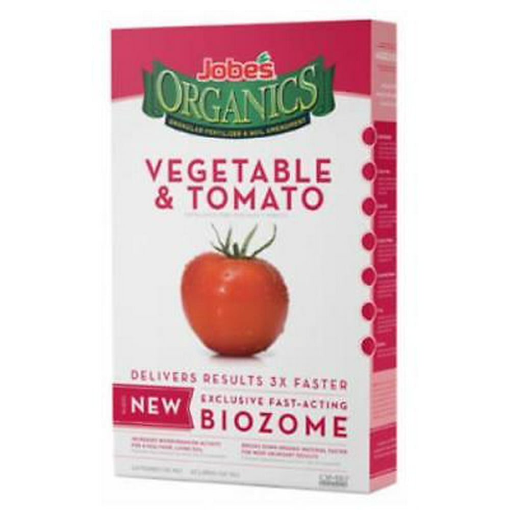 2PK Jobes Organic 4 LB 274 Vegetable & Tomato Fertilizer Granulars