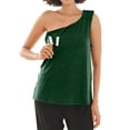thumbnail image 5 of Domuza Post Shoulder Surgery Shirts for Women After Rotator Cuff Post Shoulder Surgery Sleeveless Blouses Tear Away Chemo T Shirts Clothing Dark Green XL, 5 of 7