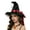 AB137 Red, variant on Bainana Halloween Witch Cosplay Hat For Women Men Lace Trim High Top Cap Wide Brim Adjustable Theme Party Hat