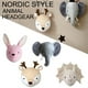 thumbnail image 1 of Decoración hogareña Gwong animales cabeza decoración de pared delicada algodón relleno peluche de peluche colgando decoración de juguete decoración del hogar Gwong 21070576, 1 of 6