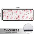 thumbnail image 5 of Kitchen Rugs Sets Of 2,Pioneer Flower Floral Print Pattern Anti Fatigue Kitchen Mat Rugs Non Slip Washable,Decorative Kitchen Floor Mats for Kitchen,Sink,Laundry,17"x47"+17"x47", 5 of 5