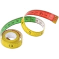 thumbnail image 4 of 2pcs Soft Tape Measure Set 200cm/79" Double Side Retractable Measuring Ruler for Body Cloth Sewing, White Multicolor, 4 of 5