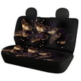 thumbnail image 2 of Pzuqiu Car Seat Covers, Compatible with Front Seat Vehicle Seats, Front and Rear Seat Cover Set for Trucks Cars Washable, Gold Butterfly, 2 of 10