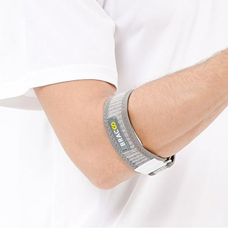 - Tennis Golf Elbow Strap - Protection for Medial & Lateral Forearm Muscle Gray
