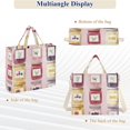 thumbnail image 6 of FORMRS Womens Corduroy Tote Bag Crossbody Shoulder Handbag with Pocket, Watercolor Jar, 6 of 7