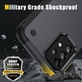 thumbnail image 4 of Dteck Case for Samsung Galaxy A53 5G,Military Grade Shockproof Rubber Armor Case Hybrid Hard PC Buit-in Kickstand Back Cover,Gray, 4 of 7