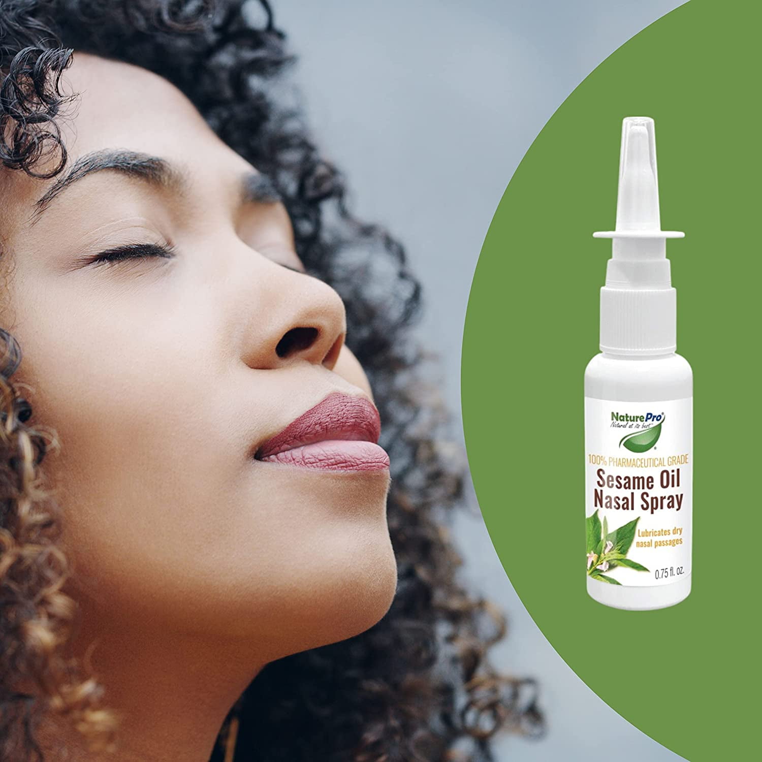 NaturePro Alcohol-Free Sesame Oil Nasal Spray 0.75 fl oz HSA/FSA Eligible -  Walmart.com