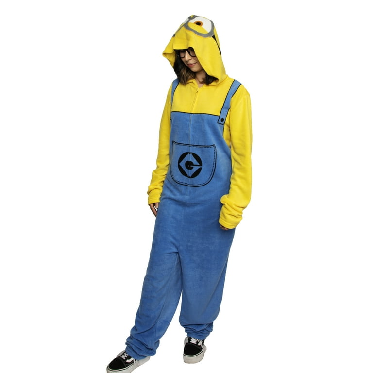 Despicable Me Minions Bob Cosplay Hooded Union Suit-XL 