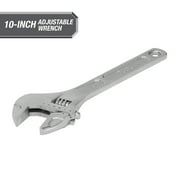 Hyper Tough 10-inch Adjustable Wrench, Steel Construction, Model 43181