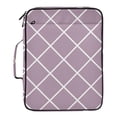 thumbnail image 2 of Haosy Accordion File Organizer Zipper Binder 500 Sheet 6-Tab Expanding File Folder Multi-Pocket 1.2 Inch 3 Ring Pale Mauve Block, 2 of 7