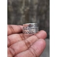 thumbnail image 3 of LD DESIGNS Handmade 925 Sterling Spinner Ring – Meditation Fidget Band for Relaxation and Stress Relief, Valentine day Gift, Boho Ring, Women Ring, 3 of 6