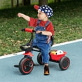 thumbnail image 2 of Qaba Tricycle for 2-5 Years Old, Toddler Bike with Adjustable Seat, Red, 2 of 10