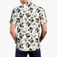 thumbnail image 4 of Balery French Bulldog3 Printed Men’s Short Sleeve Polo Shirt, Midweight Men's Shirt,Golf Polo shirts -Medium, 4 of 9