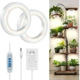 thumbnail image 1 of .” Grow Lights for Indoor Plants K LEDs Full Spectrum Indoor Plant Light with H Timer Color Modes Under Cabinet Growing Lamp with ft Power Cord (Head), 1 of 7