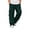 M10-Dark Green, variant on Glisme Pants For Men High Waist Straight Leg Loose Fit Solid Color Slacks Basic Clothes 2Xl Black