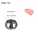 thumbnail image 2 of 2000uds Cuentas redondas engarzadas Unique Bargains 2,5mm Gris oscuro, 2 of 5