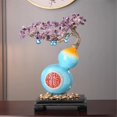 thumbnail image 4 of Árbol del dinero de amatista con calabaza: adornos artesanales for inauguración de la casa., 4 of 4