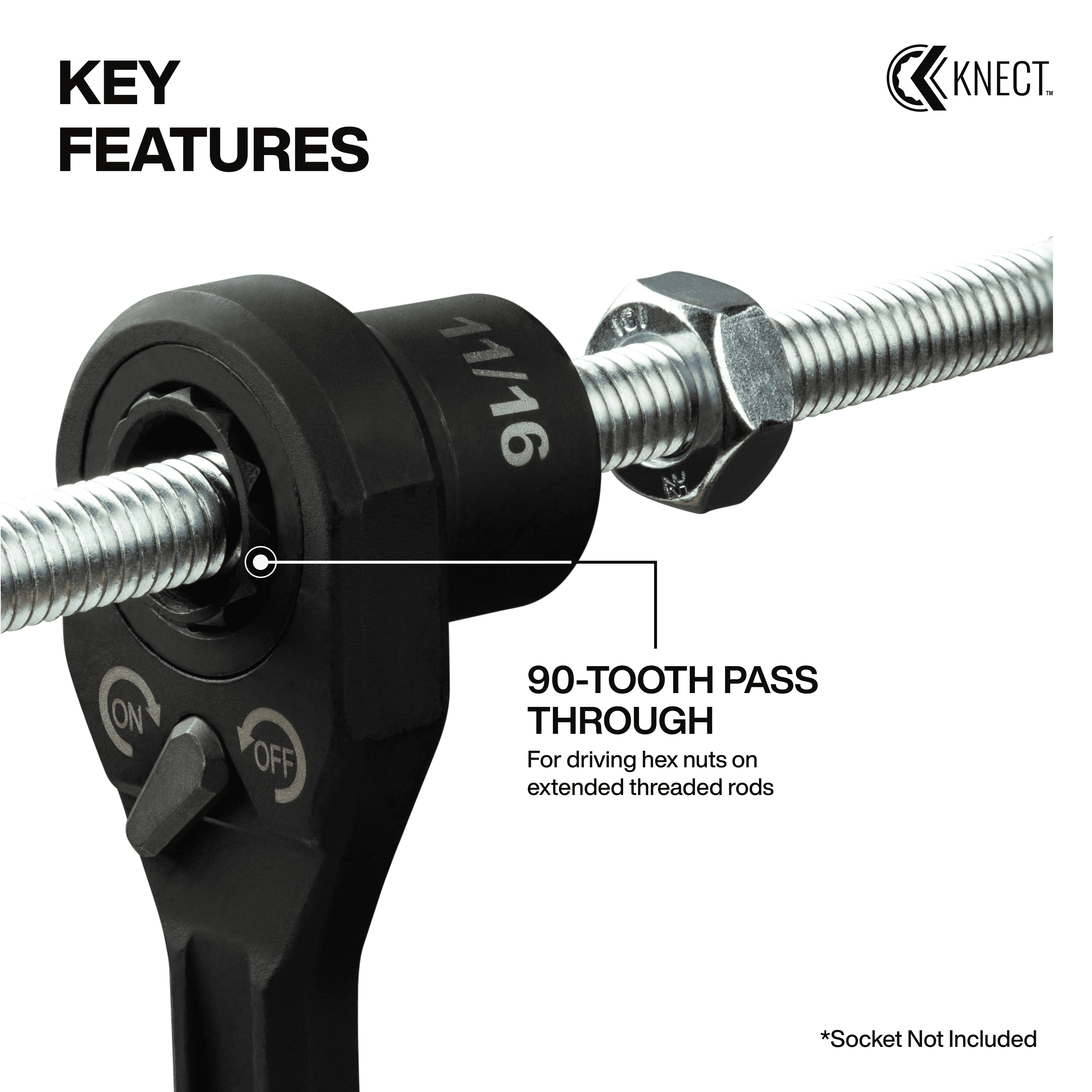 Klein Tools Knect Socket Wrench Adapter Set