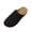 Black, variant on Brown Pu Round Toe Platform Wedge Slippers For Women Casual Outdoor And Indoor Wear With Hollow Design And Thick Sole Heel Height 1.77 Inches In Brown Size 42 Us 9 Foot Length 10.24 Inches