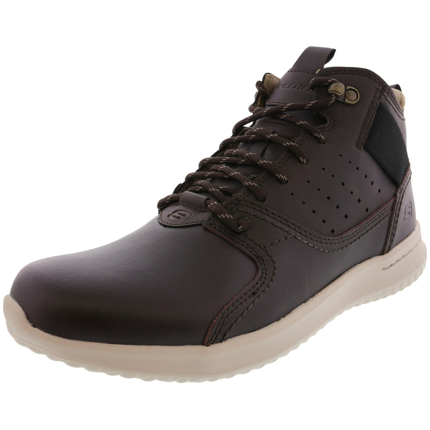 zin verwerken Platteland Skechers Men's Delson - Venego Chocolate High-Top Leather Fashion Sneaker  8M | Walmart Canada