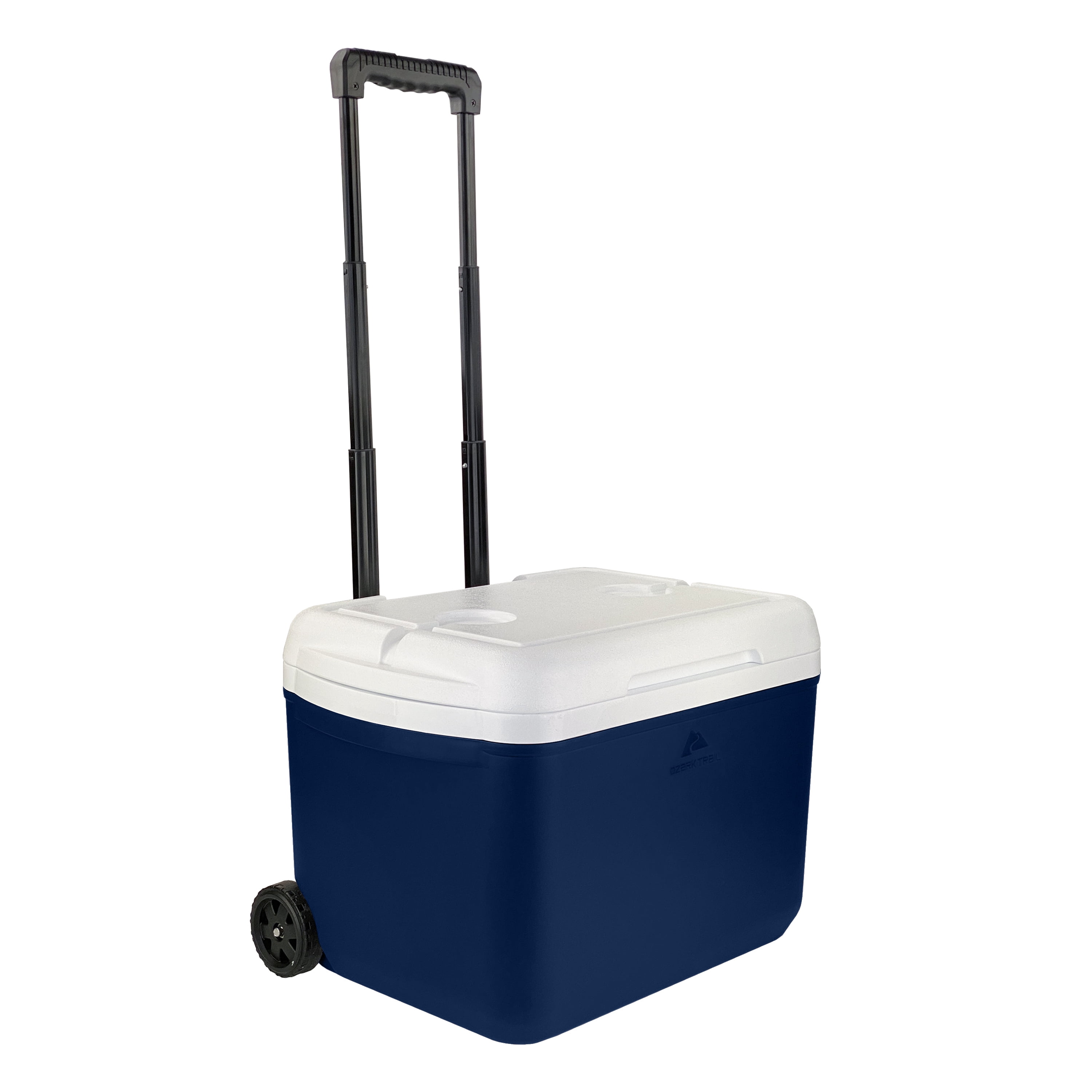 Ozark Trail 30 Quart Capacity Hard Side Wheeled Cooler, 42-Can, Navy