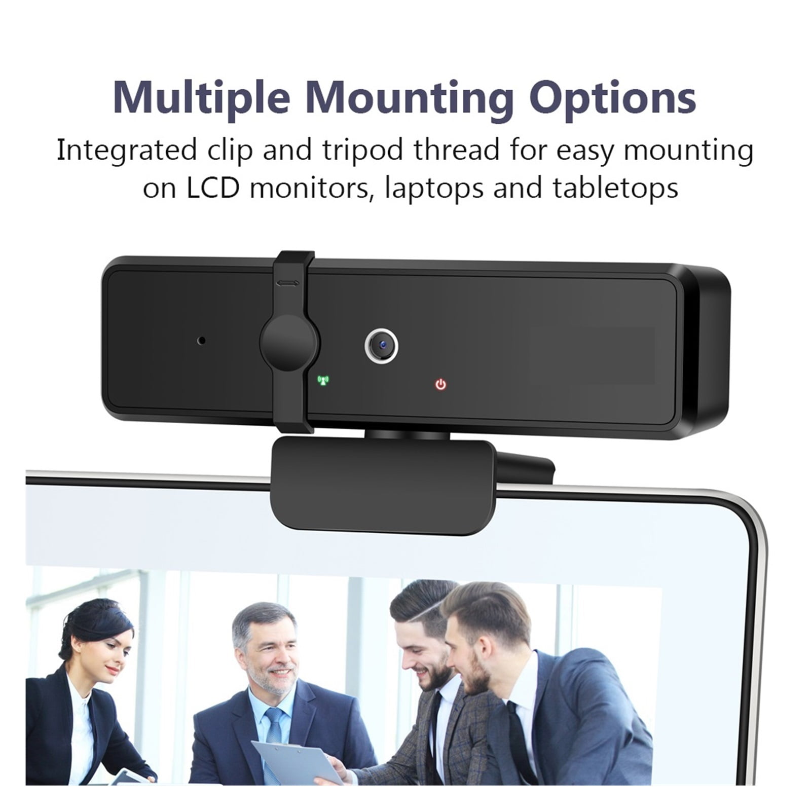 Webcam 4K Full HD Mini Camera Webcam With Microphone 30fps USB Web Cam For PC Laptop Video Shooting Camera Webcamera ,HD Video