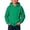 Green, variant on Abtuhar Fall Hooded Pullover Sweatshirt for Toddler Kids Girls Boys Solid Long Sleeve Tops for 1-12 Years