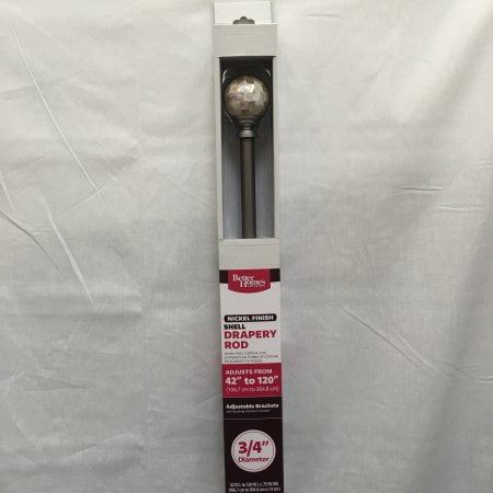 Better Homes Gardens 42 120 Shell Drapery Rod Walmart Com