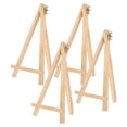 thumbnail image 2 of 4pcs Easel Display Stand Tabletop Picture Stand Wood Painting Easel Display Rack, 2 of 5
