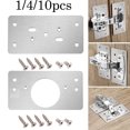 thumbnail image 3 of Cabinet Hinge Repair Plate Hinge Side Plate Repair Tool Kit With Mounting Screws, 3 of 6