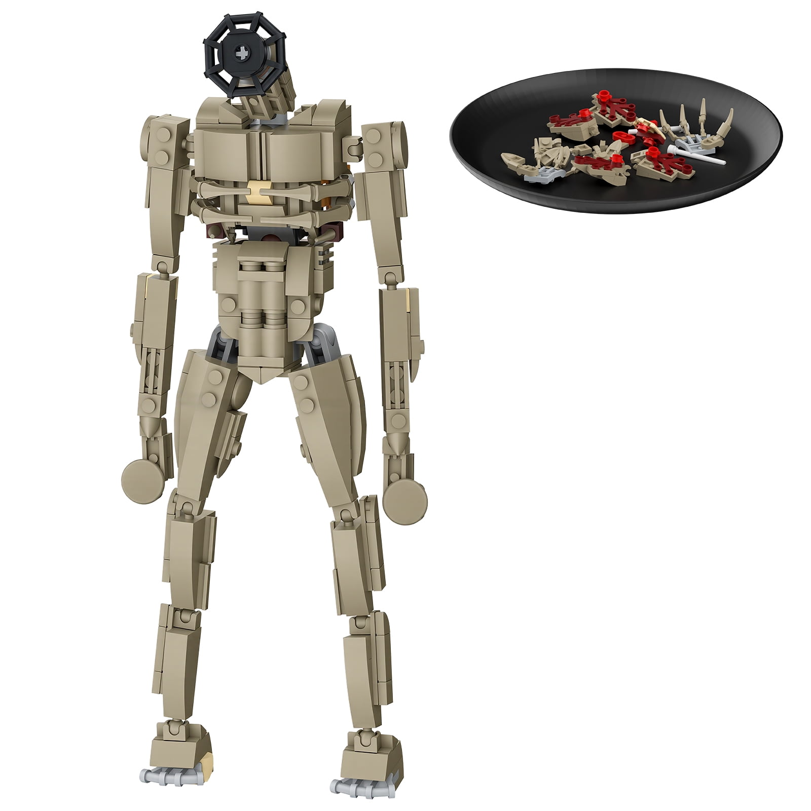 Monster Building Blocks Set 354PCS, Monster Toys Action Figure, Horror Collectible, Gifts for Kids Adults Fans Ages 6+