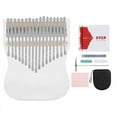 thumbnail image 1 of 17-Tone Crystal Transparent Thumb Piano Acrylic Kalimba Finger Piano Beginner's Musical Instrument, 1 of 6