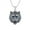 Blue Eyes, variant on Women Men's Zodiac Tiger Pendant Necklace Stainless Steel Personalized Hip Hop Retro Animal Chain Jewelry Blue Eyes