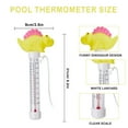 thumbnail image 5 of Floating Pool Thermometer Large Size Easy Read for Water Temperature with String for Outdoor and Indoor Swimming Pools and Spas, 5 of 8