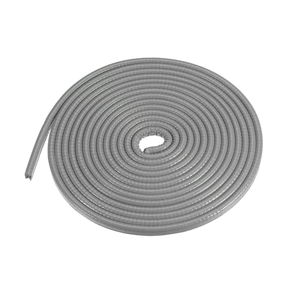 Unique Bargains Car Door Edge Guard 16.4ft U Shape Rubber Edge Trim Seal Strip Protector Universal Iron Gray
