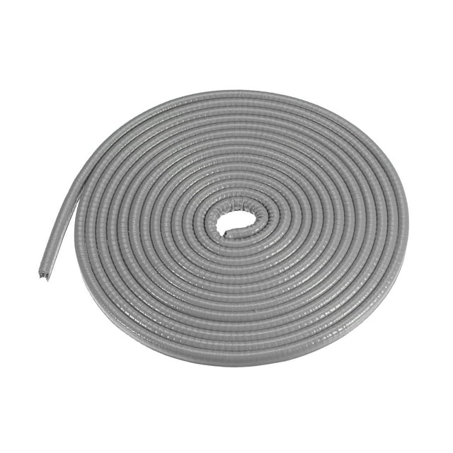 Unique Bargains Car Door Edge Guard 16.4ft U Shape Rubber Edge Trim Seal Strip Protector Universal PVC Iron Gray
