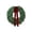 A001- Style A, variant on Christmas Wreath 18 Inch with Red Velvet Bow, Festive Door Decor for Farmhouse Home, Holiday Gift