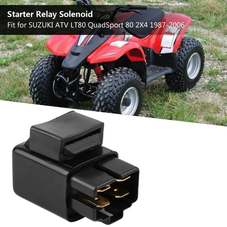 2024 Starter Relay Solenoid for SUZUKI ATV LT80 QuadSport 80 2X4 1987-2006  ER2287RE146DM - Walmart.com