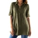 thumbnail image 1 of Vestidos Casuales Para Mujer, Blusas De Mujer De Moda Moda de verano para mujer, cuello en V, manga tres cuartos, color liso, 1 of 8